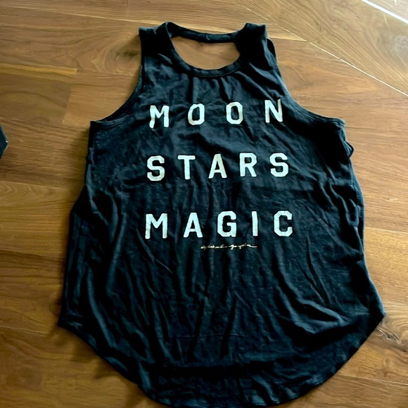 Spiritual Gangster open back Moon stars magic tank XS🖤💫🌛 - Picture 1 of 5